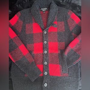 Banana Republic x filpucci Buffalo Plaid Cardigan